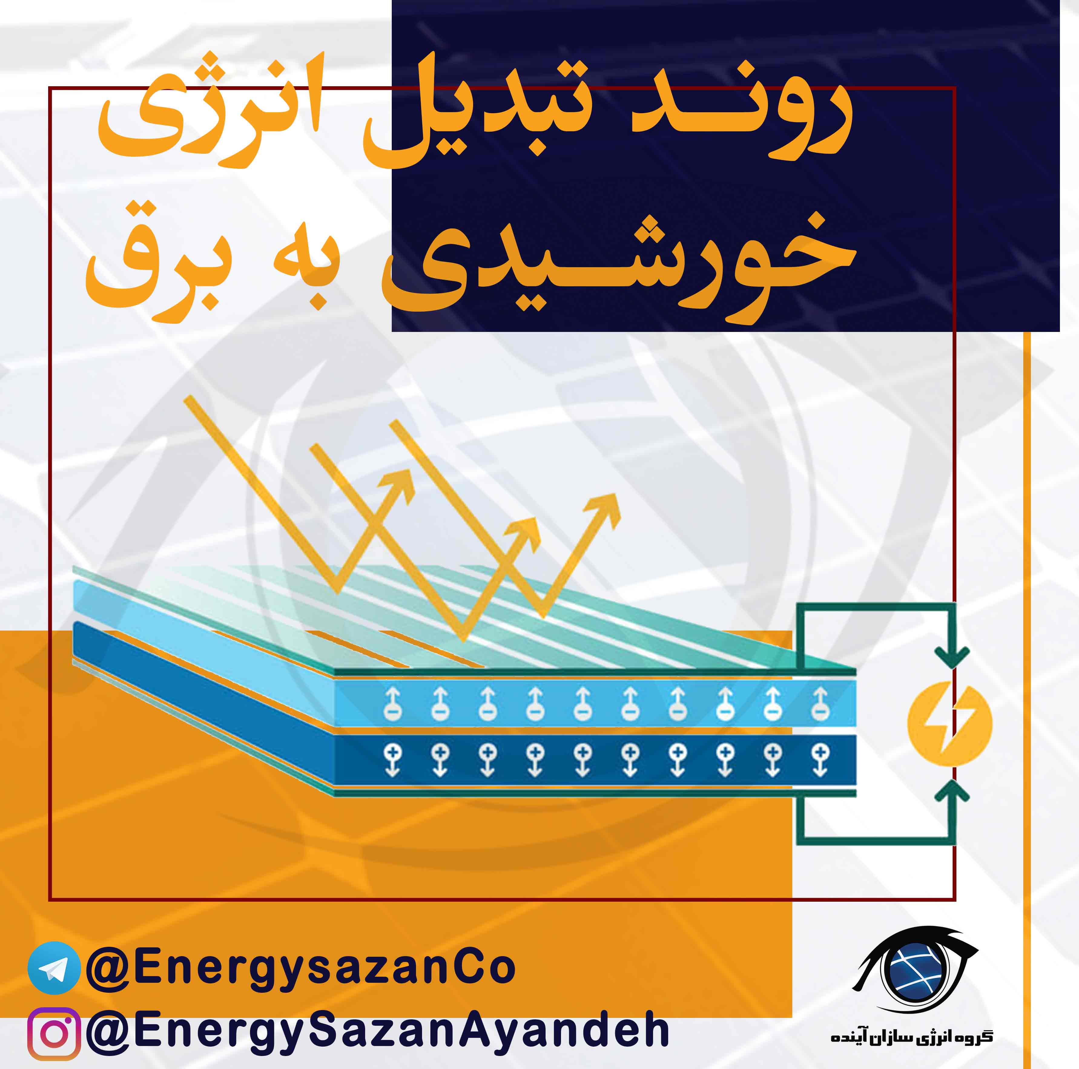 روند تبدیل انرژی خورشیدی به برق